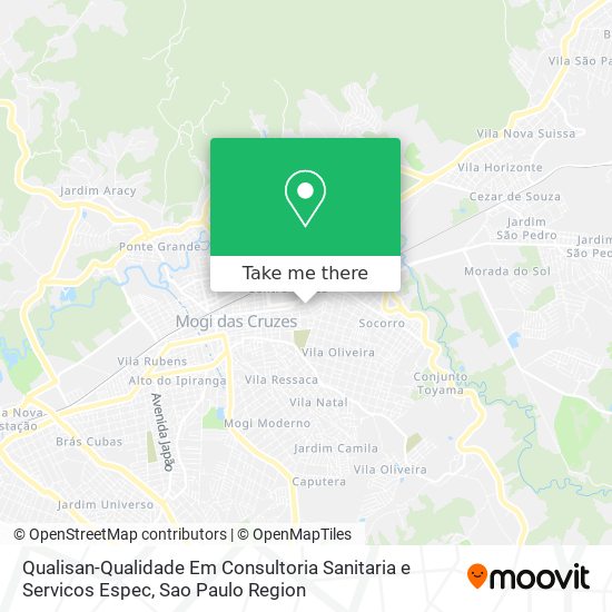 Qualisan-Qualidade Em Consultoria Sanitaria e Servicos Espec map