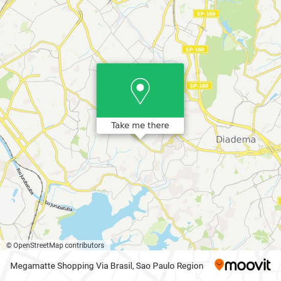 Megamatte Shopping Via Brasil map