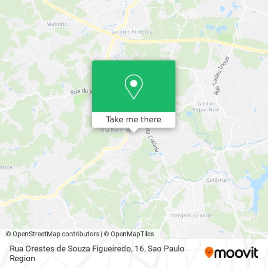 Rua Orestes de Souza Figueiredo, 16 map