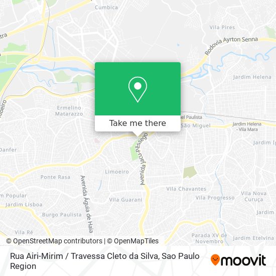 Rua Airi-Mirim / Travessa Cleto da Silva map