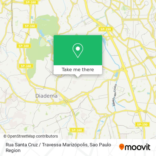 Rua Santa Cruz / Travessa Marizópolis map