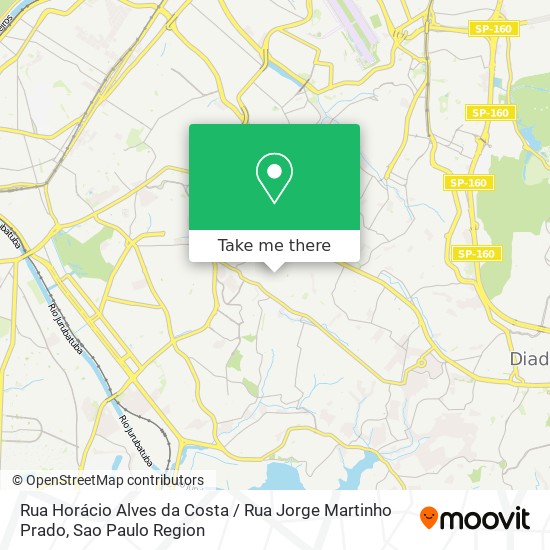 Rua Horácio Alves da Costa / Rua Jorge Martinho Prado map