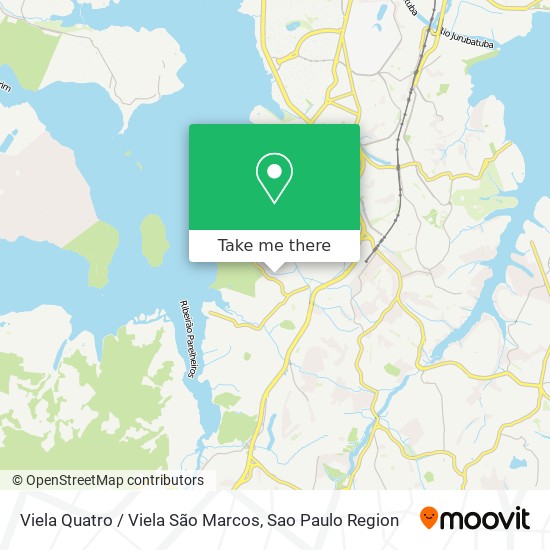 Mapa Viela Quatro / Viela São Marcos