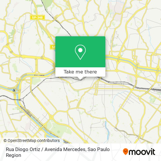 Mapa Rua Diogo Ortiz / Avenida Mercedes