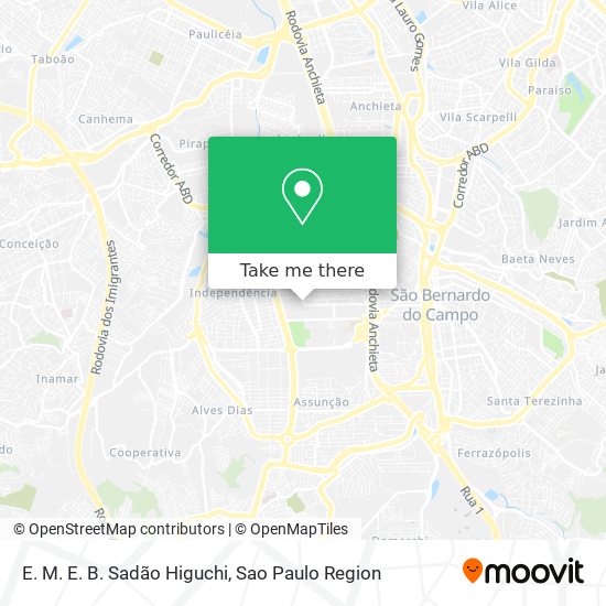 E. M. E. B. Sadão Higuchi map