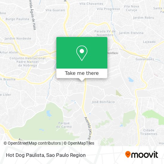 Hot Dog Paulista map