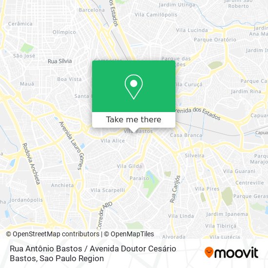 Rua Antônio Bastos / Avenida Doutor Cesário Bastos map