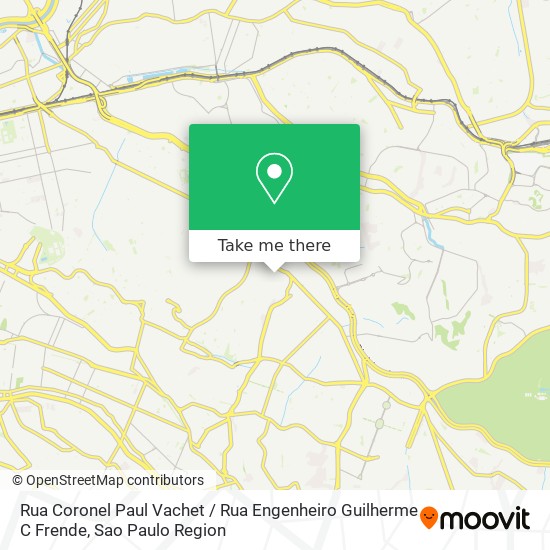 Rua Coronel Paul Vachet / Rua Engenheiro Guilherme C Frende map