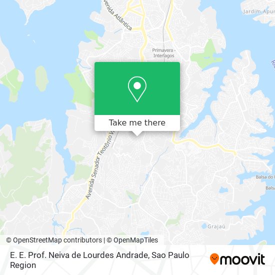 E. E. Prof. Neiva de Lourdes Andrade map