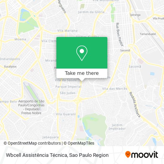 Wbcell Assistência Técnica map