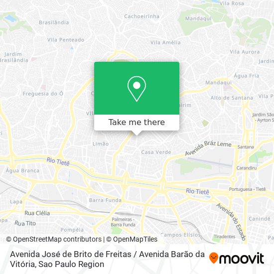 Avenida José de Brito de Freitas / Avenida Barão da Vitória map