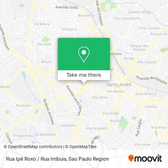 Rua Ipê Roxo / Rua Imbuia map