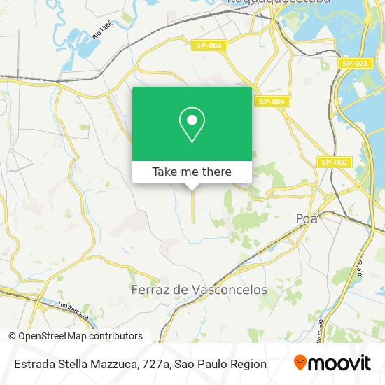 Estrada Stella Mazzuca, 727a map