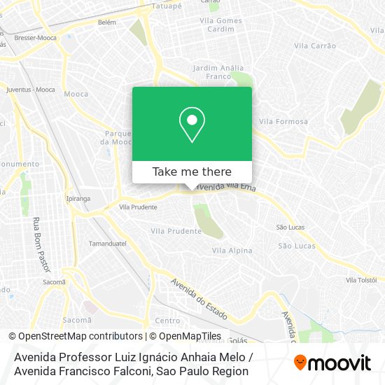 Avenida Professor Luiz Ignácio Anhaia Melo / Avenida Francisco Falconi map