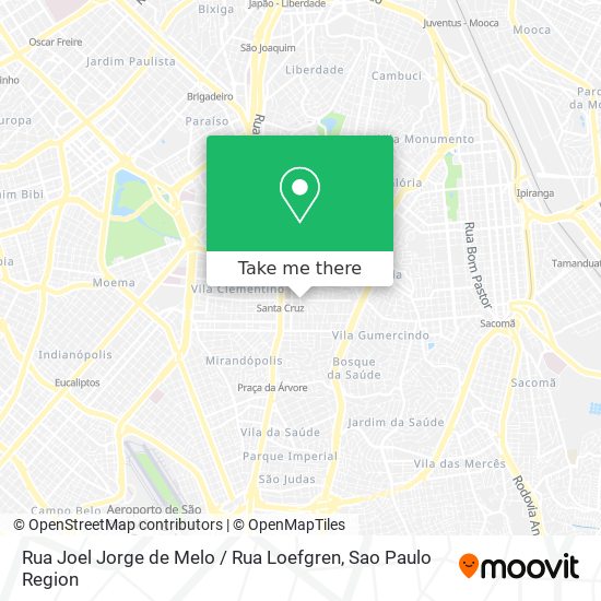 Mapa Rua Joel Jorge de Melo / Rua Loefgren