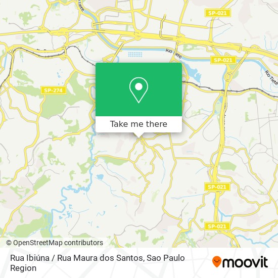 Rua Ibiúna / Rua Maura dos Santos map