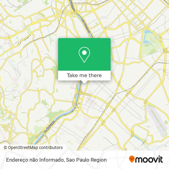 Mapa Endereço não Informado