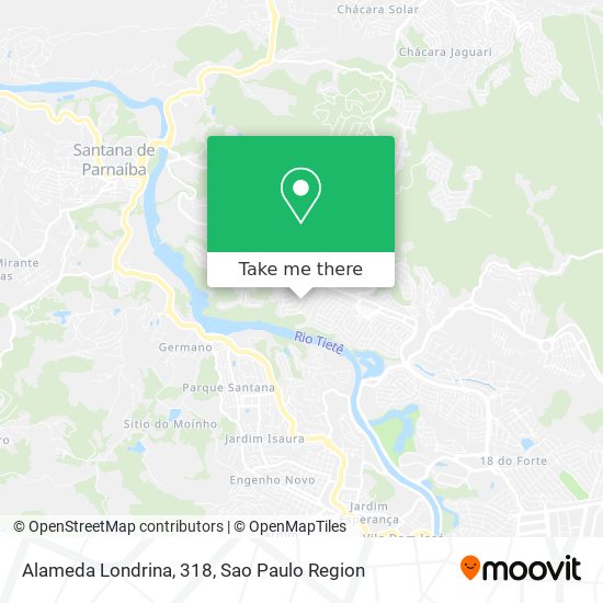 Alameda Londrina, 318 map