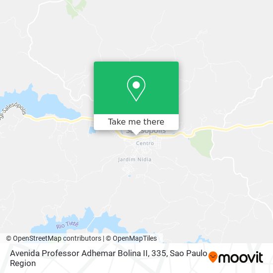 Avenida Professor Adhemar Bolina II, 335 map