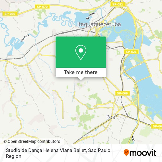 Mapa Studio de Dança Helena Viana Ballet