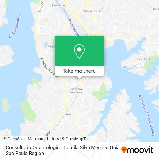 Consultório Odontológico Camila Silva Mendes Gaia map