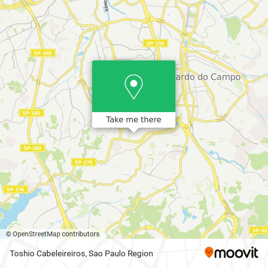 Mapa Toshio Cabeleireiros
