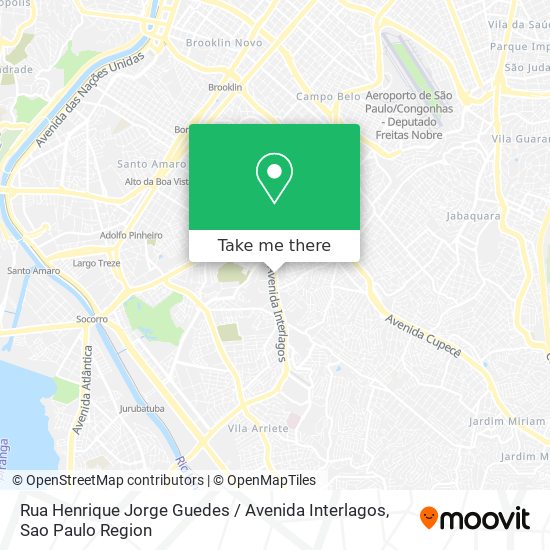 Rua Henrique Jorge Guedes / Avenida Interlagos map