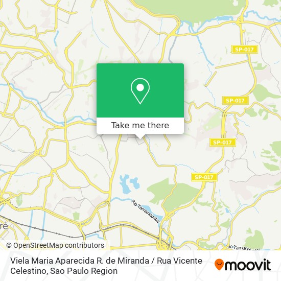 Viela Maria Aparecida R. de Miranda / Rua Vicente Celestino map