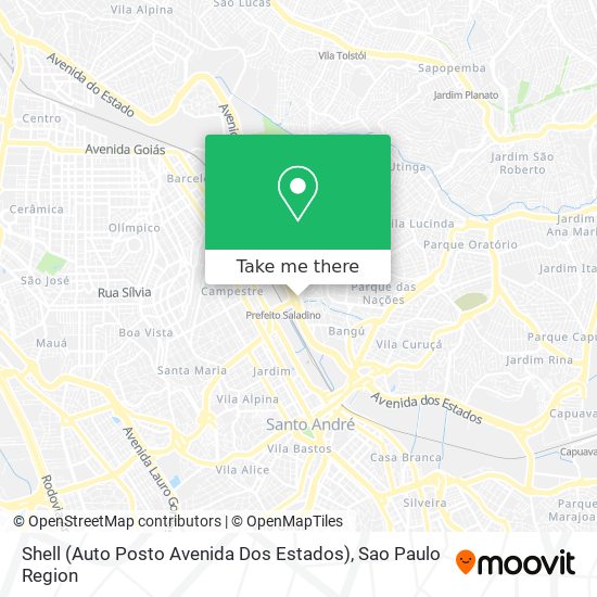 Shell (Auto Posto Avenida Dos Estados) map