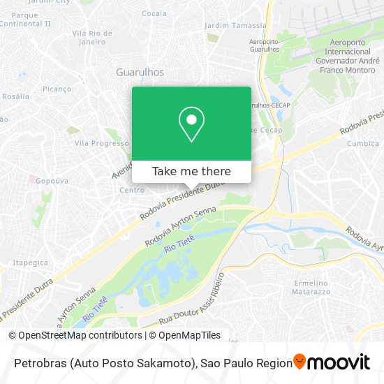 Petrobras (Auto Posto Sakamoto) map