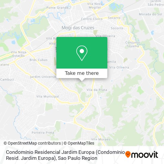 Condomínio Residencial Jardim Europa map