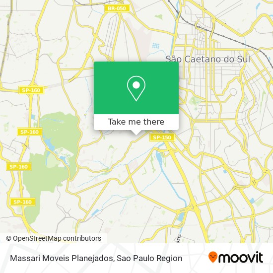 Mapa Massari Moveis Planejados