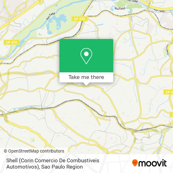 Mapa Shell (Corin Comercio De Combustiveis Automotivos)