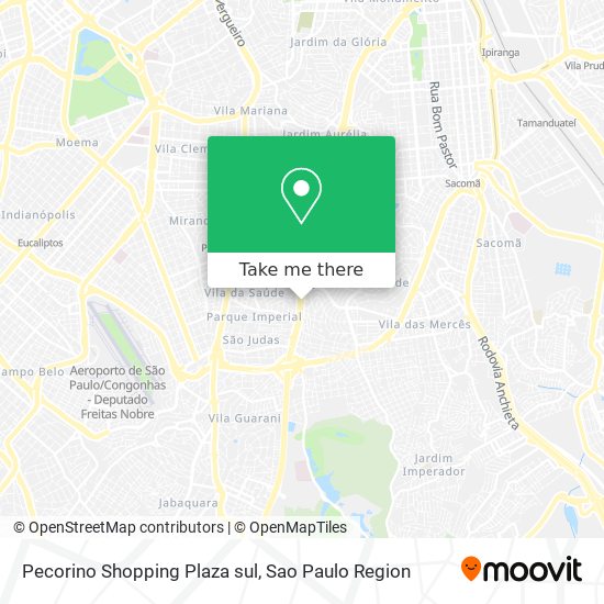 Mapa Pecorino Shopping Plaza sul