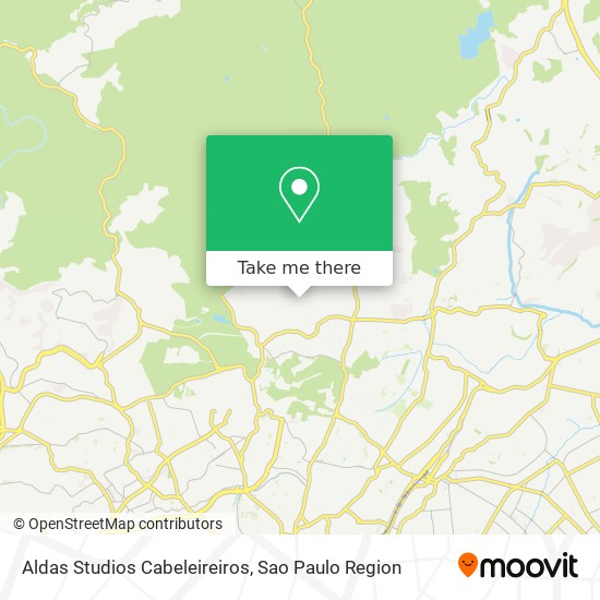 Mapa Aldas Studios Cabeleireiros