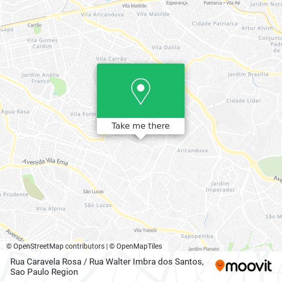 Rua Caravela Rosa / Rua Walter Imbra dos Santos map