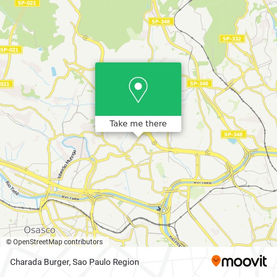 Charada Burger map