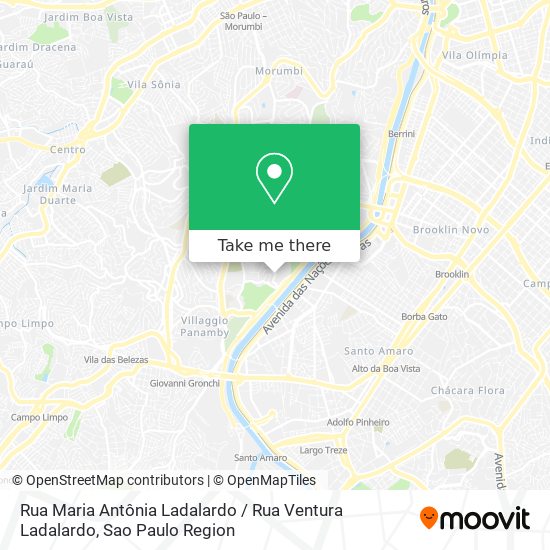 Rua Maria Antônia Ladalardo / Rua Ventura Ladalardo map