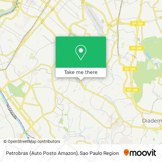 Mapa Petrobras (Auto Posto Amazon)