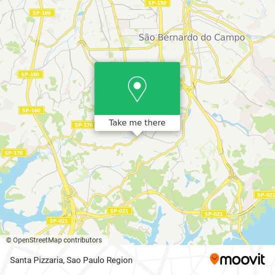 Santa Pizzaria map