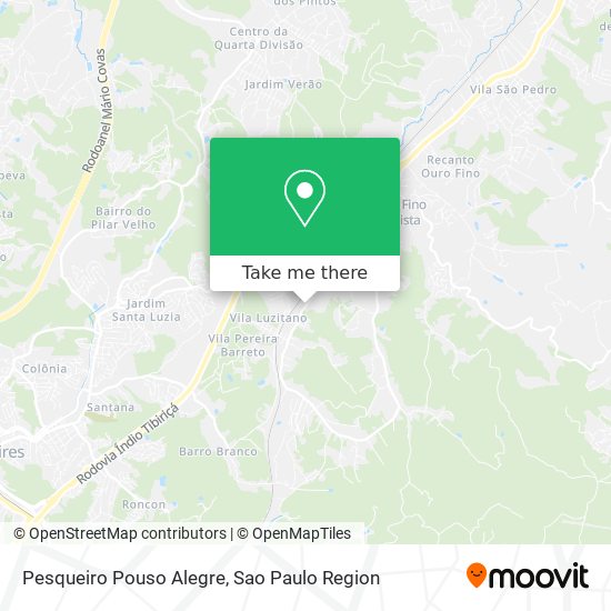 Pesqueiro Pouso Alegre map