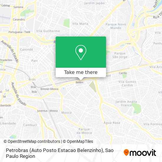 Mapa Petrobras (Auto Posto Estacao Belenzinho)