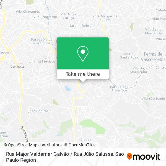Rua Major Valdemar Galvão / Rua Júlio Salusse map