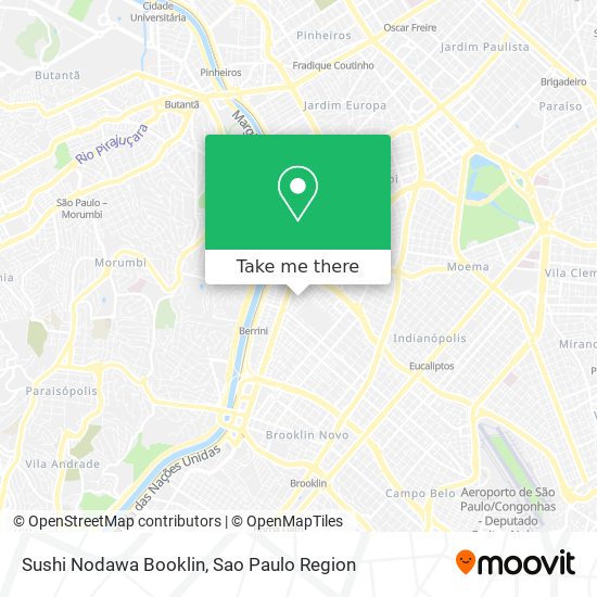 Sushi Nodawa Booklin map