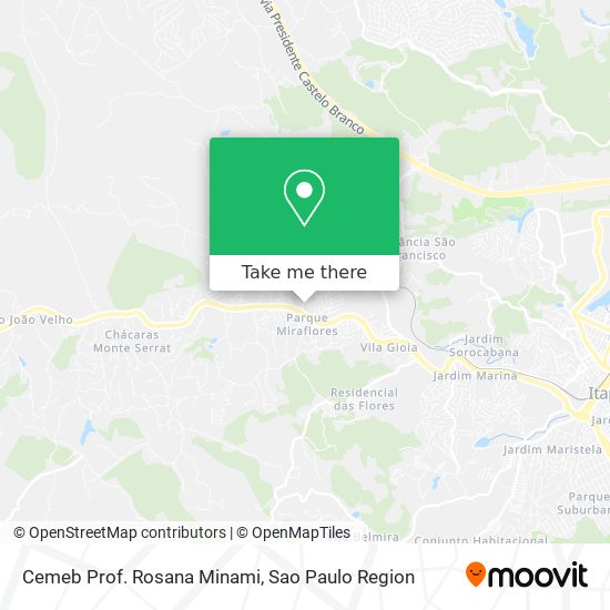 Cemeb Prof. Rosana Minami map