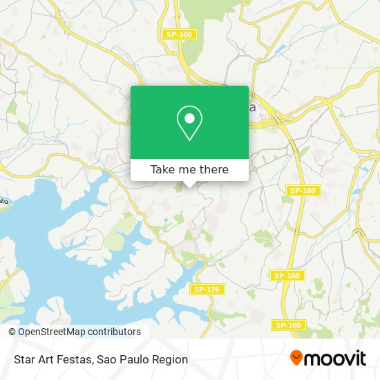 Star Art Festas map