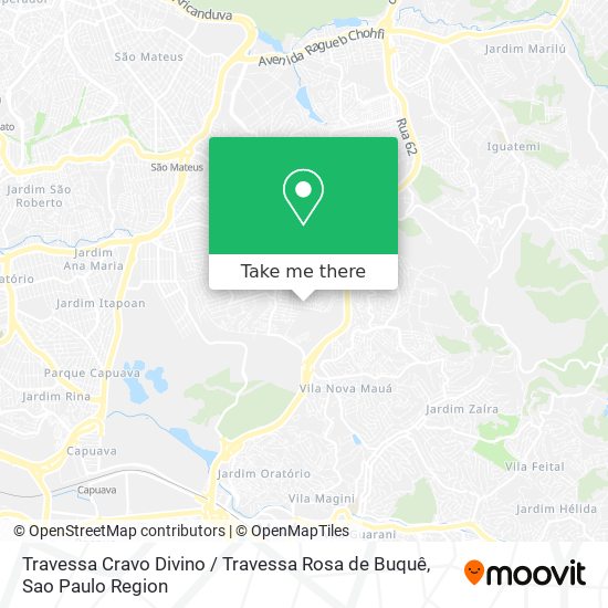 Travessa Cravo Divino / Travessa Rosa de Buquê map