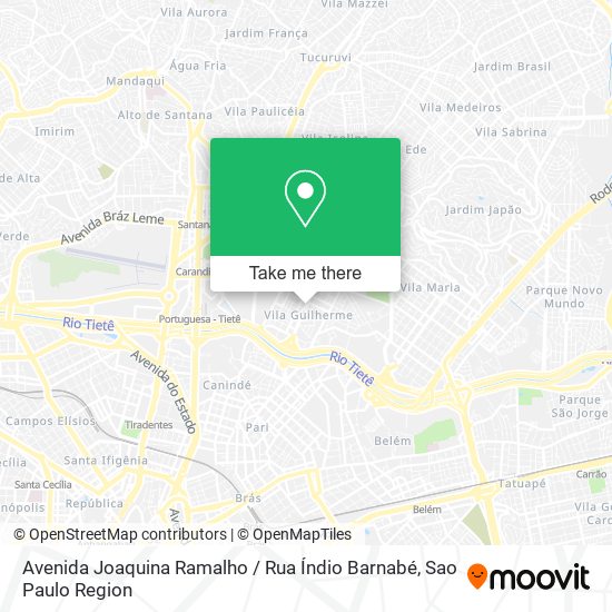 Avenida Joaquina Ramalho / Rua Índio Barnabé map