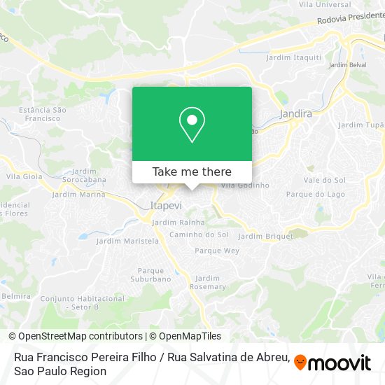Rua Francisco Pereira Filho / Rua Salvatina de Abreu map