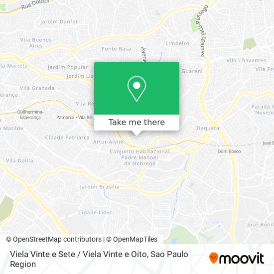 Viela Vinte e Sete / Viela Vinte e Oito map